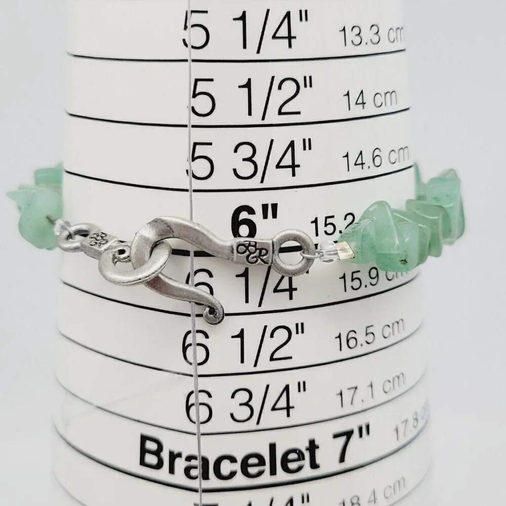 Artisan Aventurine & Yellow Tourmaline Gemstone Bracelet 6
